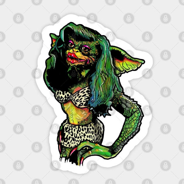 Greta Gremlin Sticker by Inking Imp